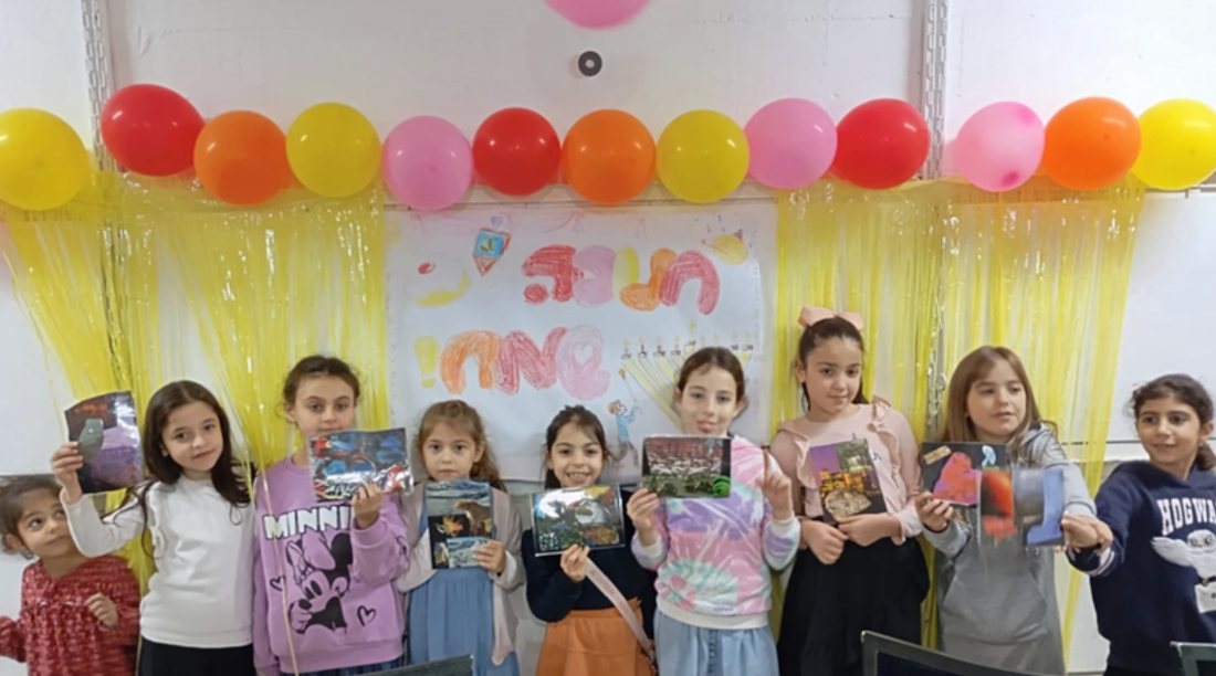 Photo de l’activité avec les enfants